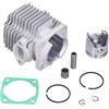 Aramox Kit Guarnizioni Pistone Cilindro, Kit Pistone Cilindro Ricambio per Motore a 2 Tempi 49cc Mini Moto Dirt ATV Quad Pocket Bike Minimoto Moto