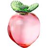 ZEERSHEE Vetro soffiato a bocca ornamenti di frutta cristallo figura pesca cristallo collezione frutta ufficio soggiorno cucina arte decorazione