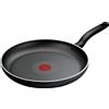 Tefal Titanium Essential B9410644 - Padella antiaderente, adatta a tutti i piani cottura tranne quelli a induzione, scorrevolezza perfetta, uso quotidiano, 28 cm