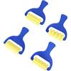 TopHomer Kit di pennelli per pittura, mini rullo in spugna fai da te, strumento per imparare a disegnare, set di 4 pezzi