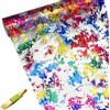 XDGBGFN Runner da tavola colorato arcobaleno, in organza, decorazione per matrimonio, con metro a nastro, per Avvento, Carnevale, battesimo, compleanno, festa, 29 cm × 10 Yd (colorato (29 cm x 10 yd))