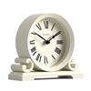 Jones Clocks® Saloon Orologio a camino | Piccolo design tradizionale a doppia scorritura | Crema pallida | Numeri romani | Stile classico per scrivania, tavolo, mensola o comodino