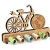 doerfeell Regalo di compleanno in legno, regalo di denaro, bicicletta, regalo di denaro, ciclista, e-bike, mountain bike, soldi, decorazione in legno per amici, amanti della famiglia