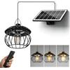 ChunHee Lampade solari per esterni, 4400 mAh, con funzione di ricarica rapida e design diviso, lampada a sospensione solare, classe di protezione IP65, per capannoni, garage e gazebo (lampada a sospensione