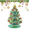 YMIFEEY DIY Kit Pittura Diamante Natale 5D Diamond Painting Decorazione da Scrivania Pittura a Diamante Albero Natale Artigianato Fai da Te Decorazione della Tavola di Casa (Albero di Natale)