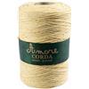 BORGO DE' PAZZI FIRENZE Corda 2mm Cotone (Giallino), Filo per Macramè, Cordino per Borse a Uncinetto e Fai da te, Filato per Uncinetto e Ferri Made in Italy, BORGO DE' PAZZI FIRENZE