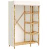 vidaXL Armadio 110x45x170 cm in bambù, Armadio in bambù, armadietto portaoggetti, credenza, Mobile portaoggetti, Guardaroba