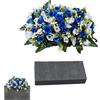 Shaersu Fiori Da Cimitero | Addobbi Resistenti UV Realistici Da Esterno,Decorazioni Cimiteriali Con Fiori Finti - per uso esterno, tombe, corone funebri, giardino, cortile, patio, portico, feste e