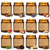 TOFU Candele Profumate, Cera di Soia per Candele - 12 Pezzi, 300 Ore di Durata - Candele Natalizie, Regalo Donna per Natale, Epifania, San Valentino, Festa della Mamma e Compleanni, Bagno, Yoga
