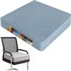 Generic Cuscino antidecubito 50x50x10cm, Spesso, in Memory Foam, Antiscivolo, con Cerniera, Fodera Lavabile, per Patio, Sala da Pranzo, Divano e Panca