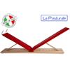 La Posturale Panca in legno La Posturale standard terra colore rosso