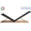 La Posturale Panca in legno La Posturale standard terra colore nero