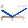 La Posturale Panca in legno La Posturale standard con gambe colore blu