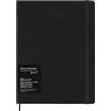 Moleskine Agenda Settimanale Verticale 2027, Smart PRO Planner 12 Mesi Con Copertina Rigida e Chiusura Elastica, Formato XL 19x25 cm, Colore Nero