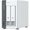 QNAP - TS-216G server NAS e di archiviazione Tower Cortex-A Cortex-A55 4 GB HDD Bianco - SPEDIZIONE GRATUITA