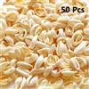 50 Pcs Piccolo Lotto Taglio Mare Cover Bianco Ciprea Perline Spiaggia Gioie Fai