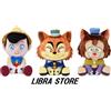SEGA Disney Pinocchio Honest John Gideon Lavorabile Occhi Peluche Bambola Set Di 3