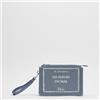 Dior A5 Triangle Pouch - Blue & White Book Cover Embroidery 153974272
