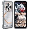 Blackview FORT 2 AI Rugged Smartphone 24GB+128GB 6,56" Android 15 Telefono NFC