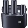 summina Microfono Lavalier Wireless Per Telefono Cellulare Microfono Da Bavero Omnidirezionale A 360° Riduzione Del Rumore Compatibile Con Tablet Smartphone Android Di Tipo