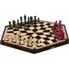 Does not apply Large 3 Player Chess Set - 54Cm Hexagonal Board with Edge Numbers, Brown, White