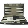 Attaché Case Backgammon Game - Set Da Backgammon in Finta Pelle Con Rivestimento