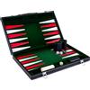 Does not apply - 250518 - Backgammon Deluxe 18" (45,5 Cm) Con Tavola Cucita - Valigetta Nera in