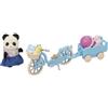 Epoch Sylvanian Families Runrun Ciclismo Set Panda Bambina DF-17 Bambola Japan