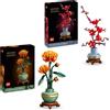 LEGO Bundle Fiori Stagionali - Set Di Costruzioni Di Fiori per Adulti Con Crisan