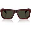 Prada Occhiali da Sole Prada PRD11S 25J50X Borgogna