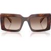 Prada Occhiali da Sole Prada PRD01S 00K10S Caramello tartarugato