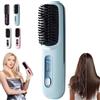 Sinlay Spazzola Lisciante Per Capelli Senza Fili, Spazzola Per Capelli Ricci Portatile, Thermal Brush Ricaricabile Tramite Usb,Screen, 3 Impostazioni Di Temperatura, Stile Soffice,Assistente Parrucchiere (D)