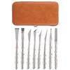 ZJchao Coltello per Pedicure per Unghie Incarnite, 8 Pezzi Lima per Piedi in Acciaio Inossidabile Pelle Morta Rimozione Corneo Callo del Piede Rasoio Set di Strumenti per Pedicure Coltell