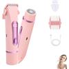 Sinlay Nuovorasoio elettrico donna a doppia testina 2026, rasoio elettrico donna 2 in 1, rasoio intimo donna Wet/Dry, display LCD, impermeabile IPX7,ricarica USB-C,rasoio per tutto il corpo rasoio donna (C)