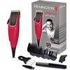 Remington Tagliacapelli, Lame in acciaio Inox, Cavo, 5 Pettini lunghezze diverse, Accessori Spazzole, Apprentice HC5018