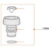 Claber Ricambio Attacco a rubinetto filettato 3/4" completo Claber R1310046