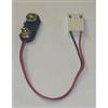 Claber Ricambio Connettore con cavetti per pila 9V Aquauno Claber R1235417