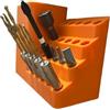 Generico Porta Frese Esagonali - Scatola Porta Teste Cacciavite | Contenitore Organizzatore per Punte a Stelo Esagonale per Viti per Lavori di Idraulica e Riparazione in Garage e Cantina