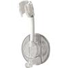 Generic Supporto per soffione doccia, girevole, senza trapano, forte adesivo, supporto regolabile per bagno, appartamento, dormitorio, casa