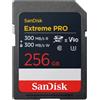 SanDisk SDXC Extreme Pro 256GB 300MB/s V90 UHS-II 2025 - ITALIA
