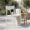 MIlani Home LAVENDER - poltrona da giardino in plastica