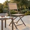 MIlani Home GAJA - sedia da giardino in alluminio e textilene pieghevole salvaspazio
