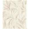 Rasch Carta da parati in tessuto non tessuto, motivo floreale con foglie, colore beige, per un'atmosfera accogliente, robusta e lavabile, 10,05 m x 0,53 m