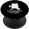 Sarcastic Amphibian Morning Humor Rana stanca Sfortunate circostanze Sono sveglio PopSockets PopGrip Adesivo