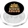 Tacos Cinco de Mayo Mexican Food Gifts Retro Sunshine & Tacos Cibo messicano Cinco de Mayo PopSockets PopGrip per MagSafe