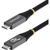 StarTech.com Cavo USB4 da 50cm, Cavo USB-C Certificato USB-IF, 80Gbps, PD240W, 8K120Hz / 4K240Hz DP2.1 DP80, Cavetto Tipo-C Compatibile Thunderbolt 4