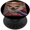 Funny Chihuahua Dog Spanish Meme Art (Hi Hola Divertente Chihuahua Spagnolo Cane Sombrero Sfocato Meme PopSockets PopGrip Adesivo