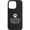 Hi Doggy Custodia per iPhone 15 Pro Max Non mi importa chi muore in un film, finché il cane vive