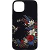 Hummingbird Apparel For Kids and Adults Custodia per iPhone 15 Plus Colibrì Fiori Rose Gigli Uccello Botanico