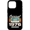 Vintage Birthday Collection Custodia per iPhone 16 Pro Originale 1976 Vintage Cassette Birthday Edition